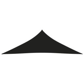 Parasolar, negru, 5x5x6 m, țesătură oxford, triunghiular, 3 image