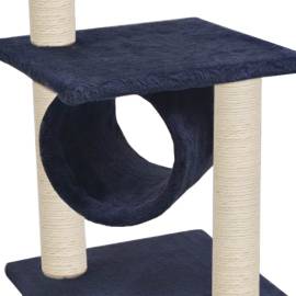 Ansamblu pisici, stâlpi din funie sisal, bleumarin, 65 cm, 4 image
