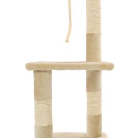 Ansamblu pisici cu stâlpi din funie de sisal, 109 cm, bej, 6 image