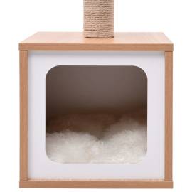 Ansamblu pentru pisici, covoraș din funie de sisal, 62 cm, 6 image
