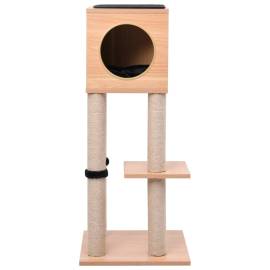 Ansamblu pentru pisici, covoraș din funie de sisal, 90 cm, 4 image