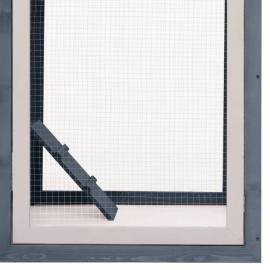 Coteț de păsări, gri, 170 x 81 x 110 cm, lemn masiv pin & brad, 7 image