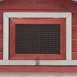 Cușcă iepuri, roșu, 303 x 60 x 86 cm, lemn masiv pin & brad, 2 image