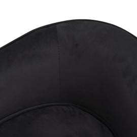 Canapea pentru câini negru 69x49x40 cm, pluș/piele ecologică, 7 image