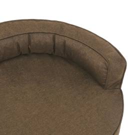 Saltea ergonomică pat de câini, maro, 75x53 cm aspect in/fleece, 6 image