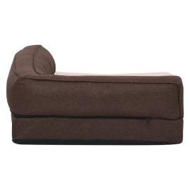 Saltea ergonomică pat de câini maro, 75x53 cm, aspect in/fleece, 5 image