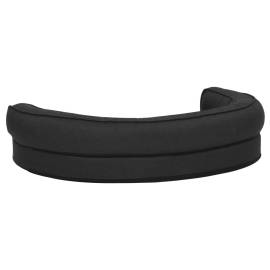 Saltea ergonomică pat de câini negru 75x53 cm aspect in/fleece, 6 image