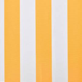 Pânză de copertină, portocaliu și alb, 450 x 300 cm, 3 image
