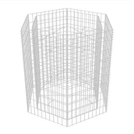 Strat înălțat gabion hexagonal, 100 x 90 x 100 cm, 3 image