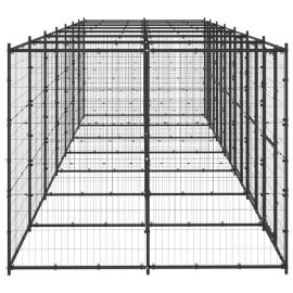 Padoc pentru câini de exterior, 16,94 m², oțel, 3 image