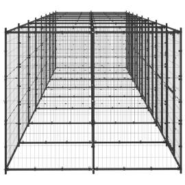 Padoc pentru câini de exterior, 19,36 m², oțel, 3 image