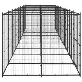 Padoc pentru câini de exterior, 21,78 m², oțel, 3 image