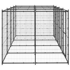 Padoc pentru câini de exterior, 9,68 m², oțel, 3 image