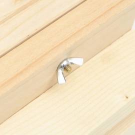 Casă de albine, 22x20x20 cm, lemn masiv de brad, 2 image