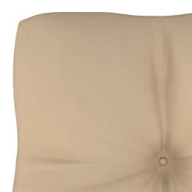 Pernă pentru canapea din paleți, bej, 60 x 40 x 12 cm, 3 image