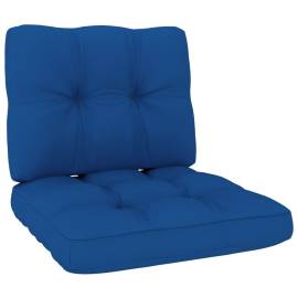 Perne canapea din paleți, 2 buc., albastru regal, 2 image