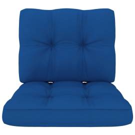 Perne canapea din paleți, 2 buc., albastru regal, 3 image