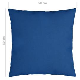 Perne decorative, 4 buc., albastru, 50x50 cm, material textil, 6 image