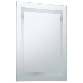 Oglindă cu led de baie cu senzor tactil, 60 x 100 cm, 4 image