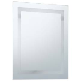 Oglindă cu led de baie cu senzor tactil, 60 x 80 cm, 4 image