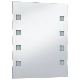 Oglindă cu led de perete de baie, 50 x 60 cm, 3 image