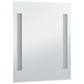 Oglindă cu led de perete de baie, 50 x 60 cm, 3 image