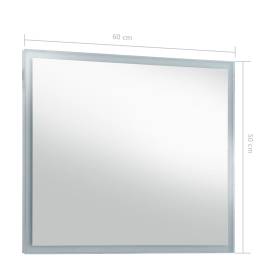 Oglindă cu led de perete pentru baie, 60 x 50 cm, 8 image