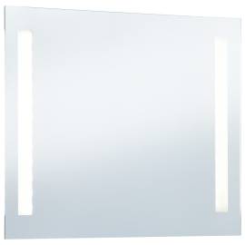 Oglindă de perete de baie cu led, 100 x 60 cm, 4 image