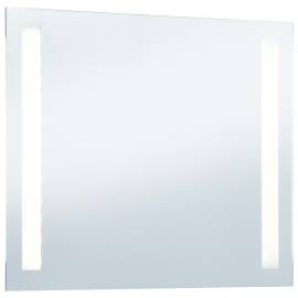 Oglindă de perete de baie cu led, 60 x 50 cm, 4 image