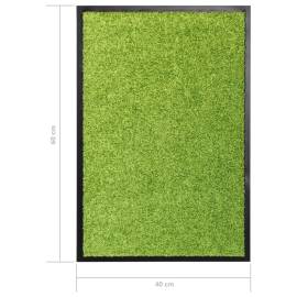 Covoraș de ușă lavabil, verde, 40 x 60 cm, 6 image