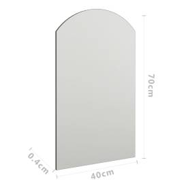 Oglindă, 70x40 cm, sticlă, 6 image