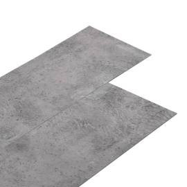 Plăci pardoseală autoadezive, maro ciment, 5,21 m², 2 mm, pvc, 2 image