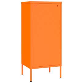 Dulap de depozitare, portocaliu, 42,5x35x101,5 cm, oțel, 6 image