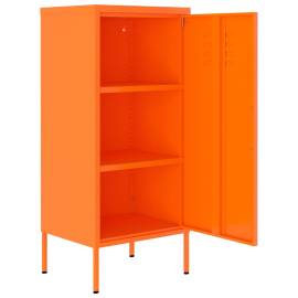 Dulap de depozitare, portocaliu, 42,5x35x101,5 cm, oțel, 7 image