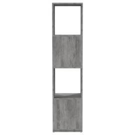 Dulap rotativ, gri beton, 34,5x34,5x147,5 cm, pal, 5 image