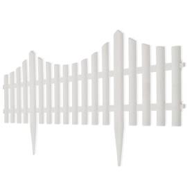 Gard pentru peluză alb 17 buc / 10 m, 6 image