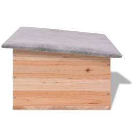 Casă pentru arici, 45 x 33 x 22 cm, lemn, 3 image