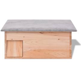Casă pentru arici, 45 x 33 x 22 cm, lemn, 2 image