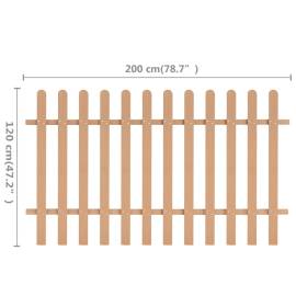 Gard din șipci, 200 x 120 cm, wpc, 5 image