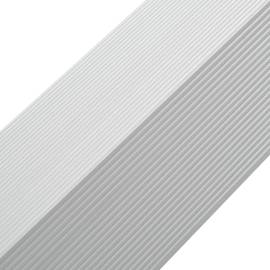 Margini cornier pentru podea 5 buc. argintiu 170 cm aluminiu, 6 image