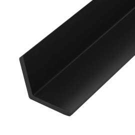 Margini cornier pentru terasă wpc, 5 buc, 170 cm, negru, 6 image