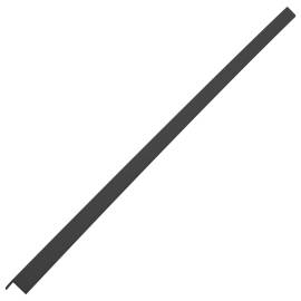 Margini cornier pentru terasă wpc, 5 buc, 170 cm, negru, 8 image