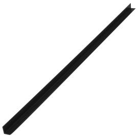 Margini cornier pentru terasă wpc, 5 buc, 170 cm, negru, 7 image