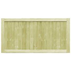 Porți de grădină, 2 buc., 300 x 75 cm, lemn de pin tratat, 4 image