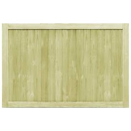 Porți de grădină, 2 buc., 300x100 cm, lemn de pin tratat, 4 image