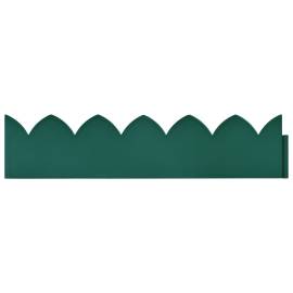 Borduri de gazon, 10 buc., verde, 65x15 cm, pp, 5 image