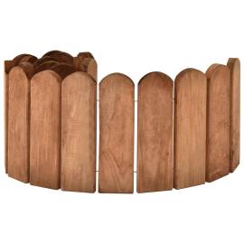 Rolă de bordură, maro, 120 cm, lemn de pin tratat, 3 image