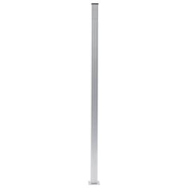 Stâlpi de gard, 3 buc., 185 cm, aluminiu, 2 image