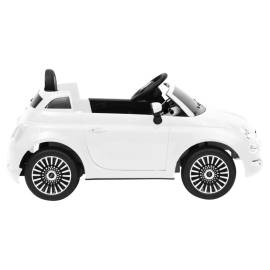 Mașină electrică pentru copii fiat 500, alb, 3 image