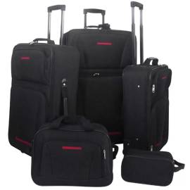 Set 5 bagaje/trollere negru